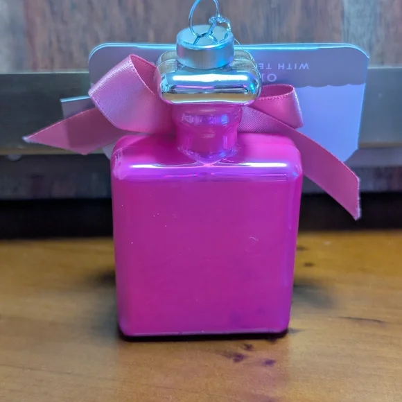 Love Parfum in Pink Bottle Ornament - Picture 2 of 3